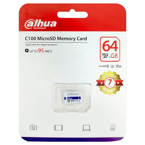 Dahua High-Capacity MicroSD Card 64GB