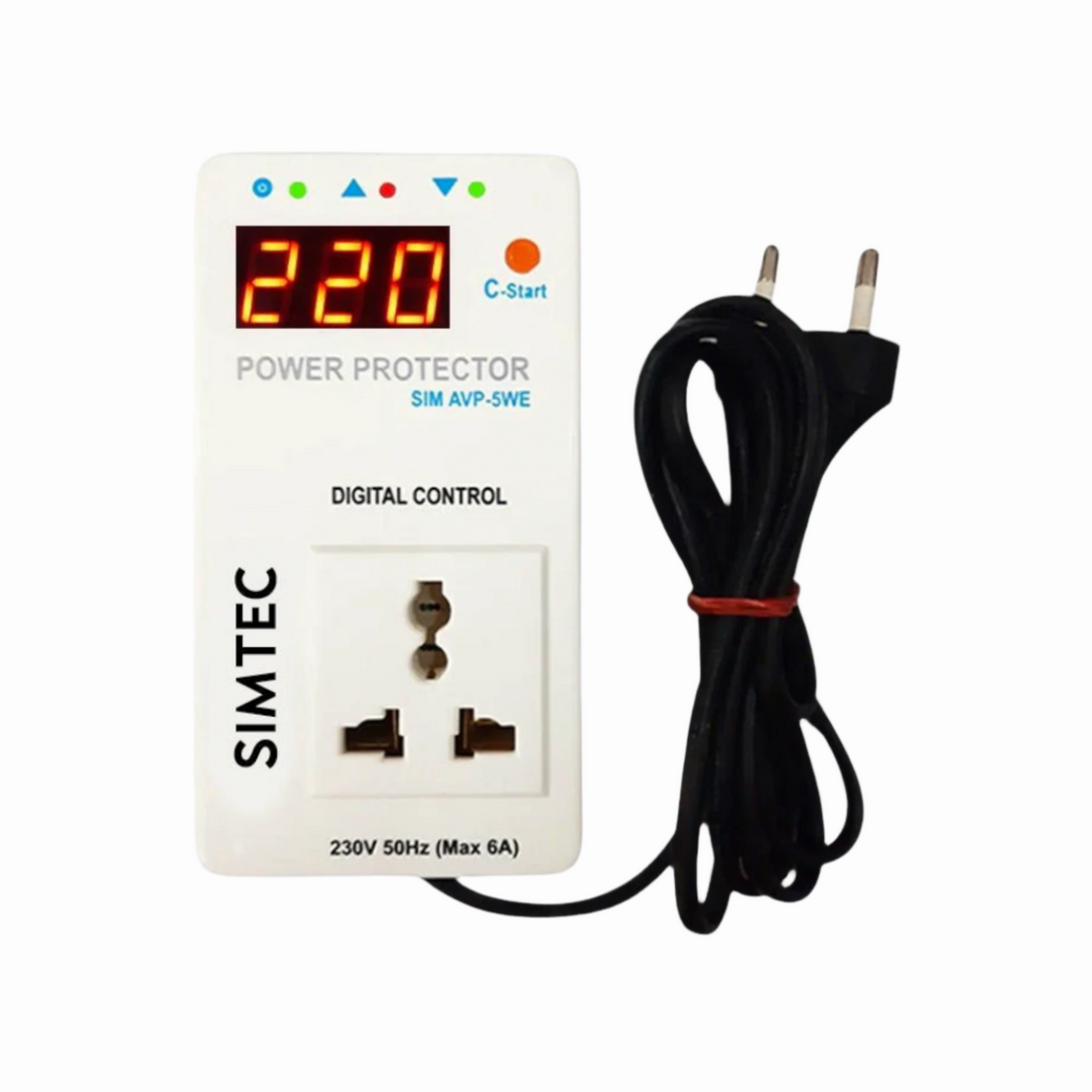 SIMTEC Voltage Protector - 3 Month warranty - Free Home Delivery - Digital Voltage Protector